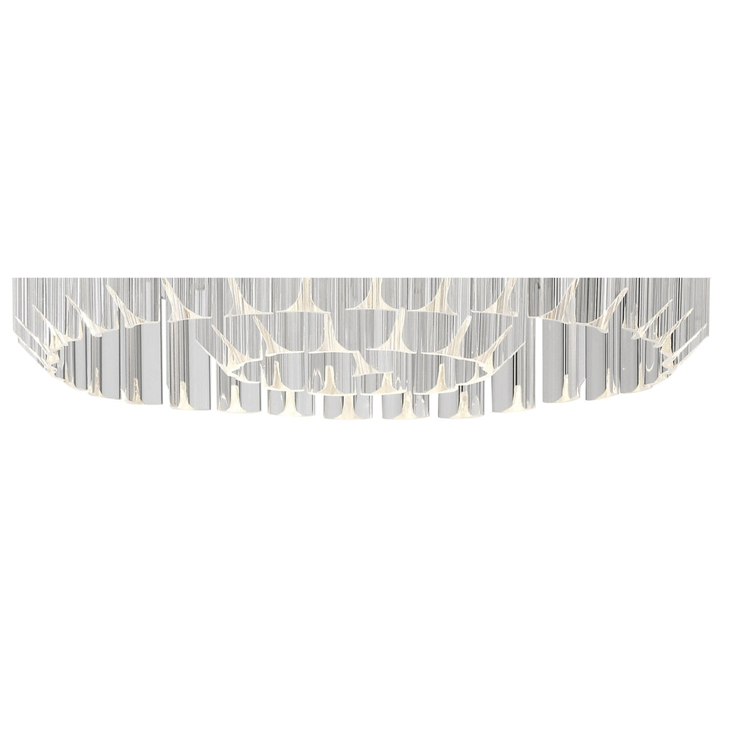 NL82289 Vienna Ceiling Round 7 Light Brass/Clear Glass
