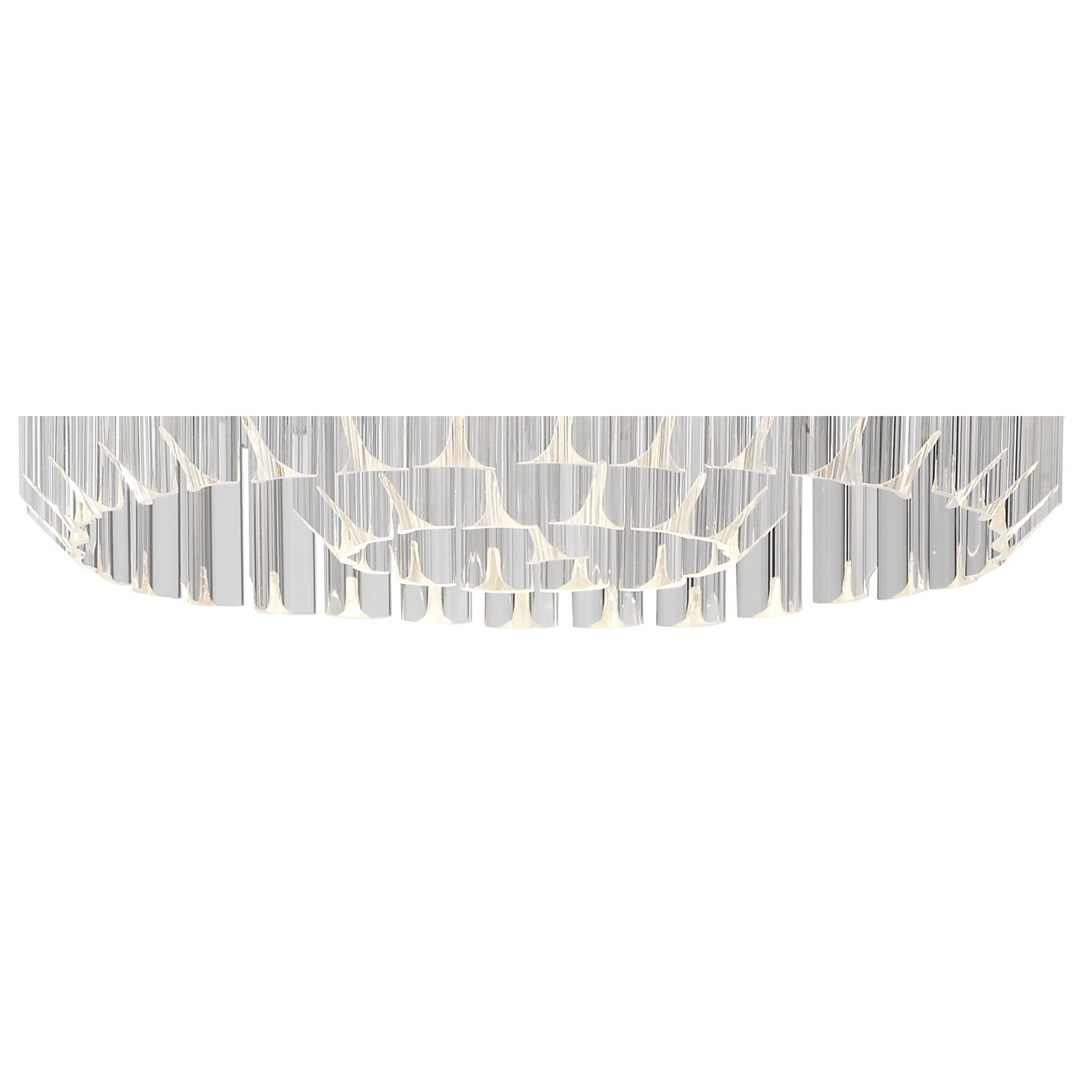 NL82289 Vienna Ceiling Round 7 Light Brass/Clear Glass