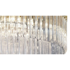 NL82299 Vienna Ceiling Round 12 Light Brass/Clear Glass