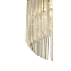 NL82369 Vienna Pendant Round 8 Light Polished Nickel/Clear Glass