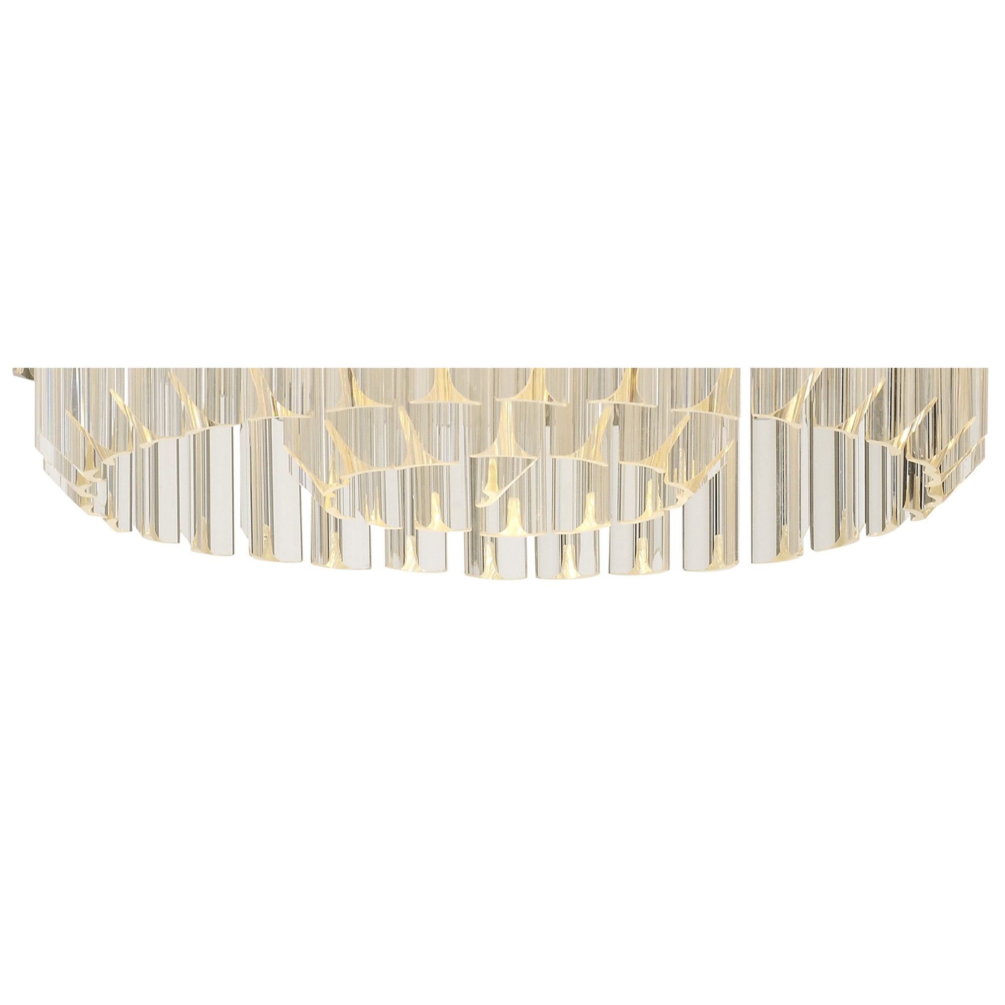 NL82369 Vienna Pendant Round 8 Light Polished Nickel/Clear Glass