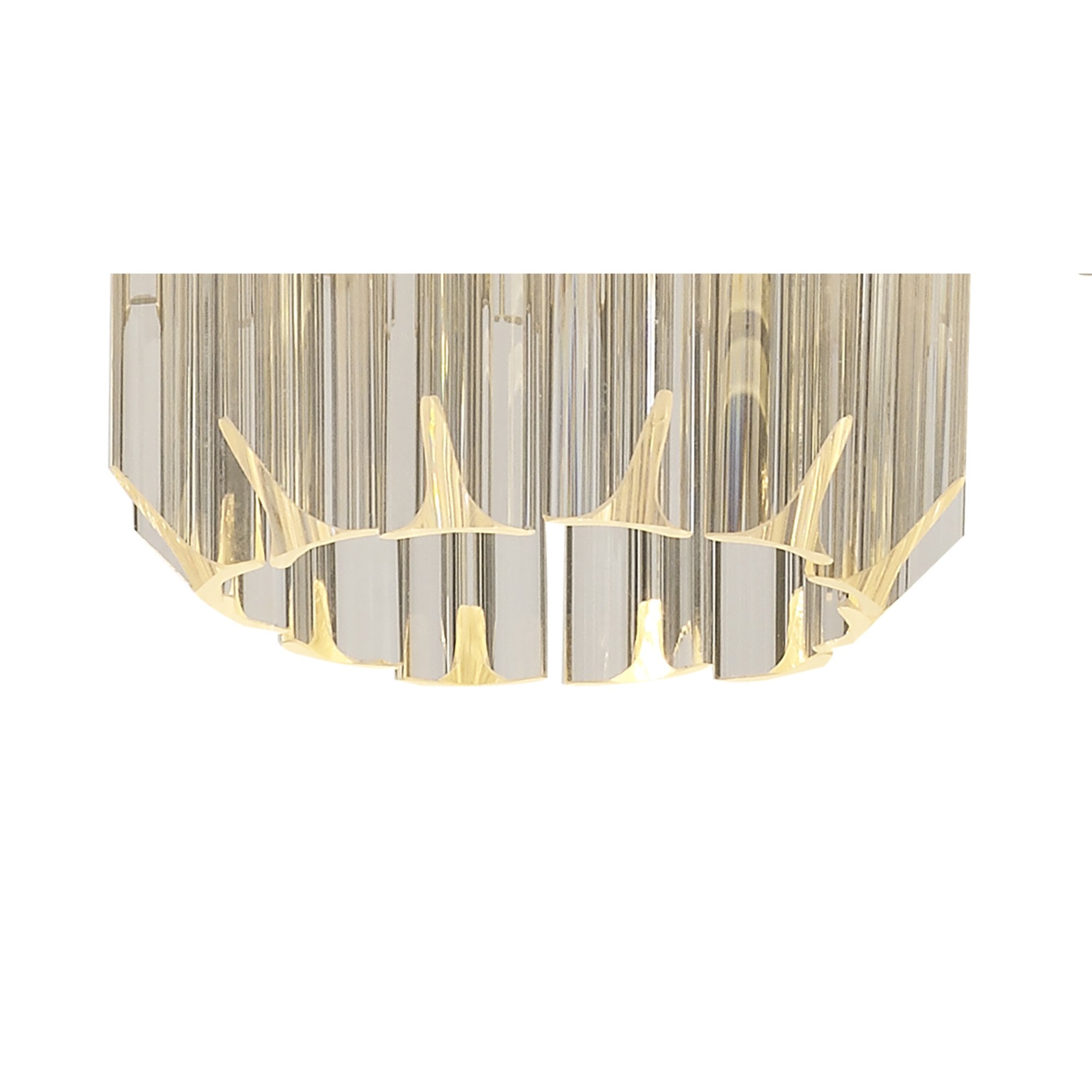 NL82379 Vienna Pendant Round 4 Light Polished Nickel/Clear Glass
