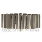 NL82389 Vienna Table Lamp 3 Light Polished Nickel/Clear Glass