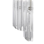 NL82389 Vienna Table Lamp 3 Light Polished Nickel/Clear Glass