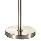 NL82389 Vienna Table Lamp 3 Light Polished Nickel/Clear Glass