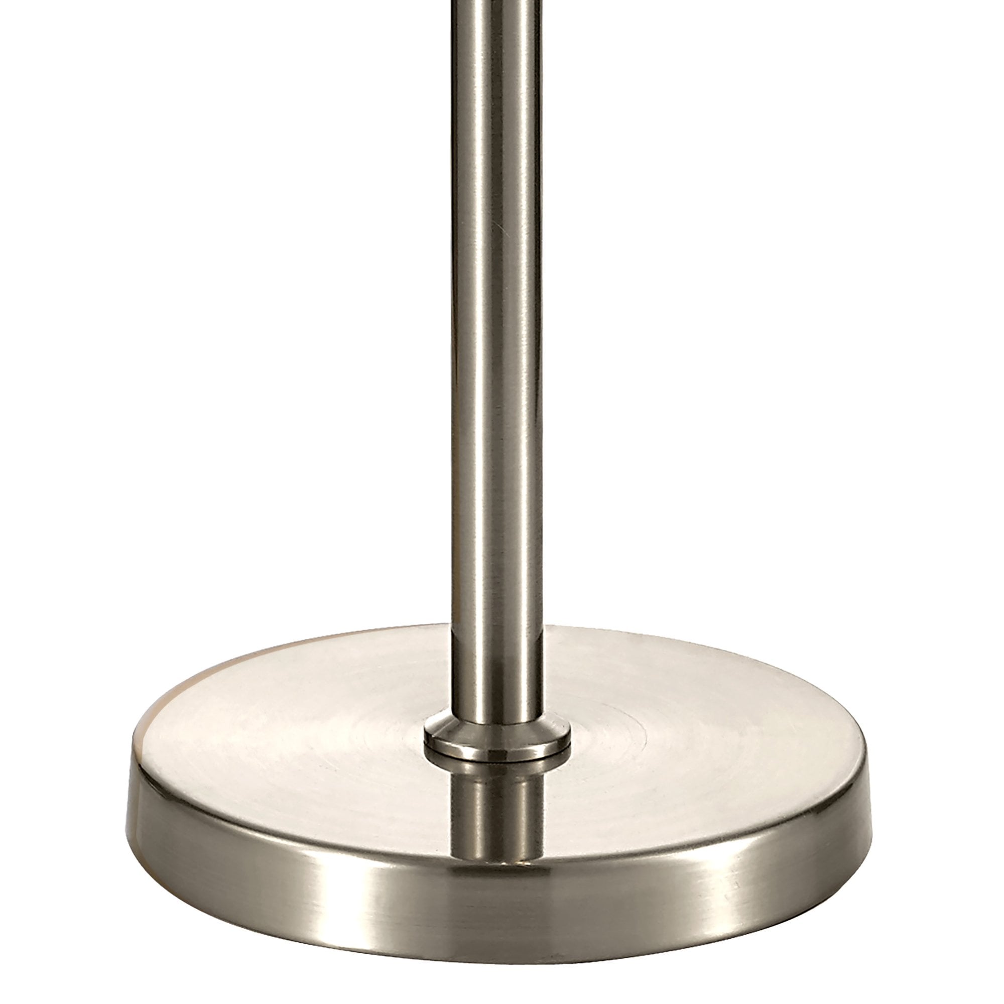 NL82389 Vienna Table Lamp 3 Light Polished Nickel/Clear Glass