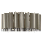 NL82399 Vienna Wall 3 Light Polished Nickel/Clear Glass