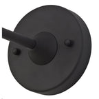 NL78469 Koby Outdoor Wall Lamp 1 Light Matt Black/Brushed Bronze