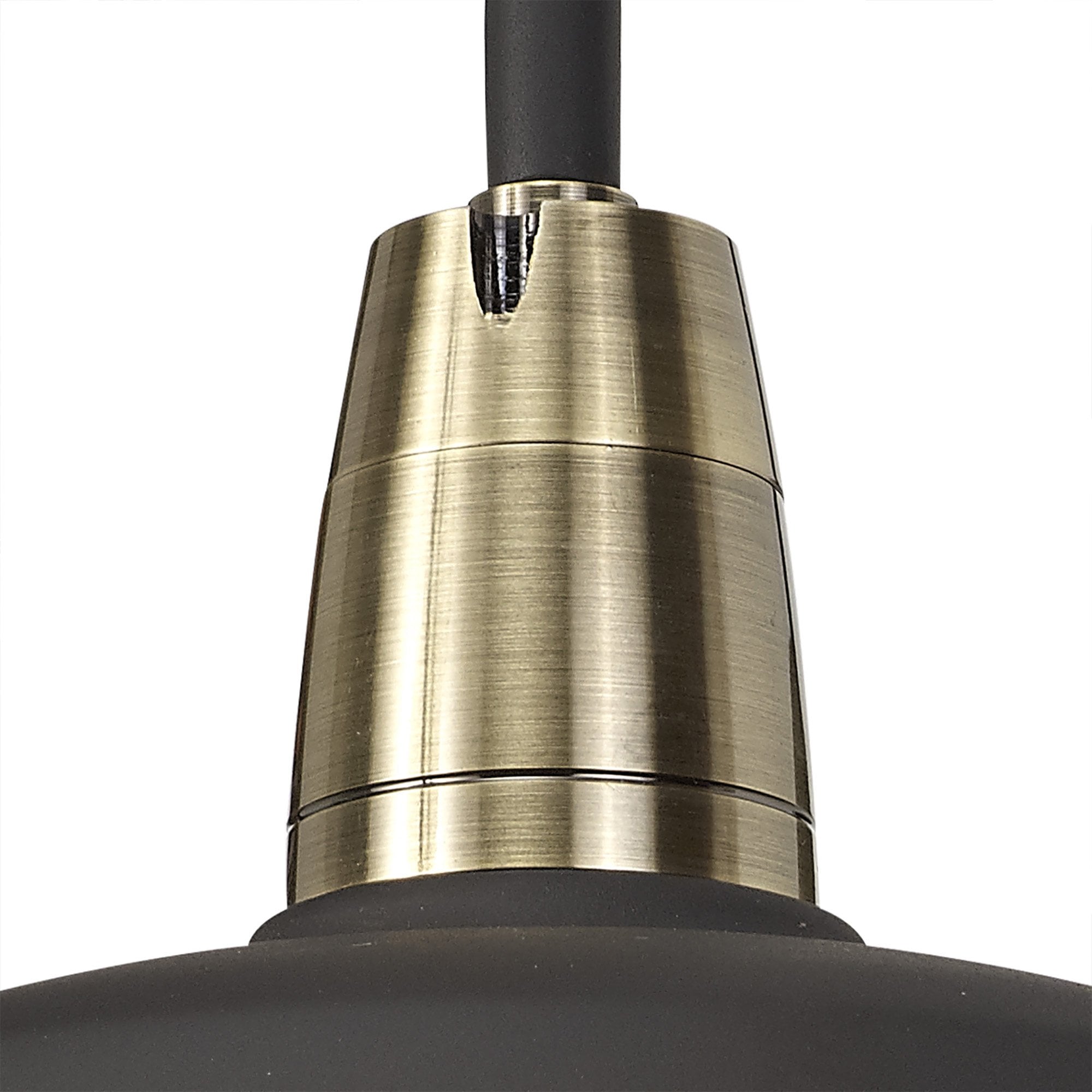 NL78469 Koby Outdoor Wall Lamp 1 Light Matt Black/Brushed Bronze