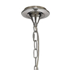 NL74259 Kort Pendant 3 Light Polished Chrome/Satin Nickel/Clear Crystal