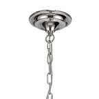 NL74289 Kort Pendant 12 Light Polished Chrome/Satin Nickel/Clear Crystal