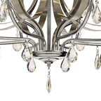 NL74289 Kort Pendant 12 Light Polished Chrome/Satin Nickel/Clear Crystal