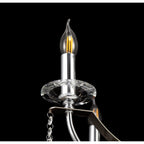 NL74289 Kort Pendant 12 Light Polished Chrome/Satin Nickel/Clear Crystal