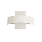 NL72059 Lahna Outdoor Up & Downward  Lighting Wall Lamp 2 Light LED Sand White