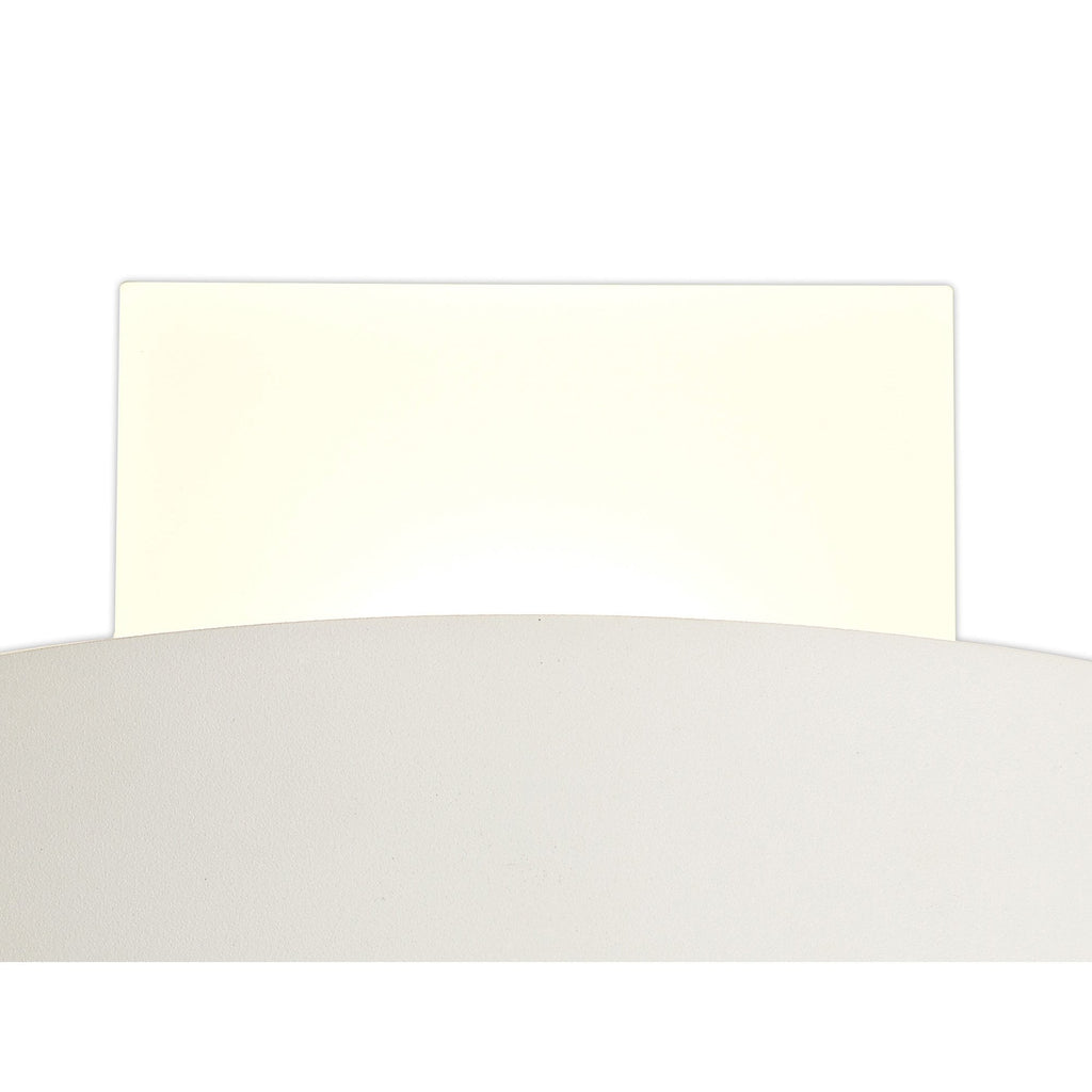 NL72059 Lahna Outdoor Up & Downward  Lighting Wall Lamp 2 Light LED Sand White