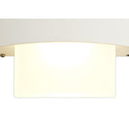 NL72059 Lahna Outdoor Up & Downward  Lighting Wall Lamp 2 Light LED Sand White