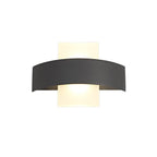 NL72069 Lahna Outdoor Up & Downward  Lighting Wall Lamp 2 Light LED Anthracite
