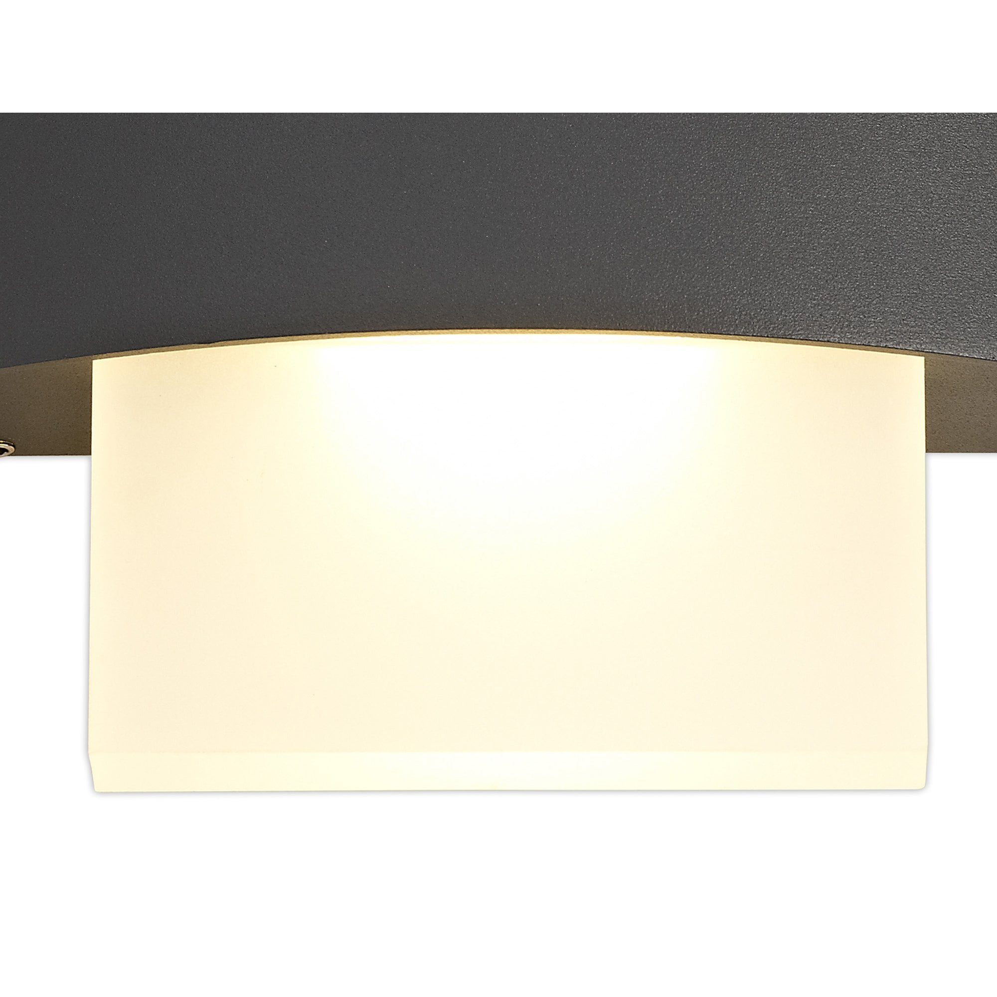 NL72069 Lahna Outdoor Up & Downward  Lighting Wall Lamp 2 Light LED Anthracite