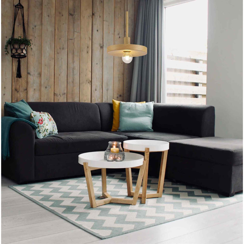 NL75969 Lat Single Pendant 1 Light Adjustable Marble Effect