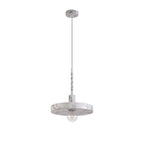 NL75969 Lat Single Pendant 1 Light Adjustable Marble Effect