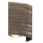 NL72049 Lewis Outdoor Up & Downward  Lighting Wall Lamp LED Black/Gold