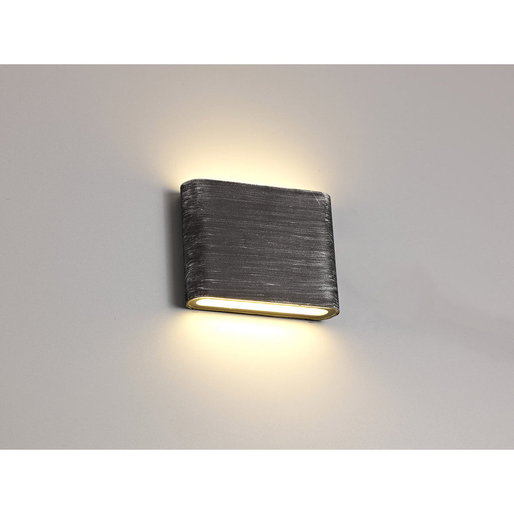 NL72159 Libby Outdoor Up and Downward  Lighting Wall Lamp LED Black/Silver