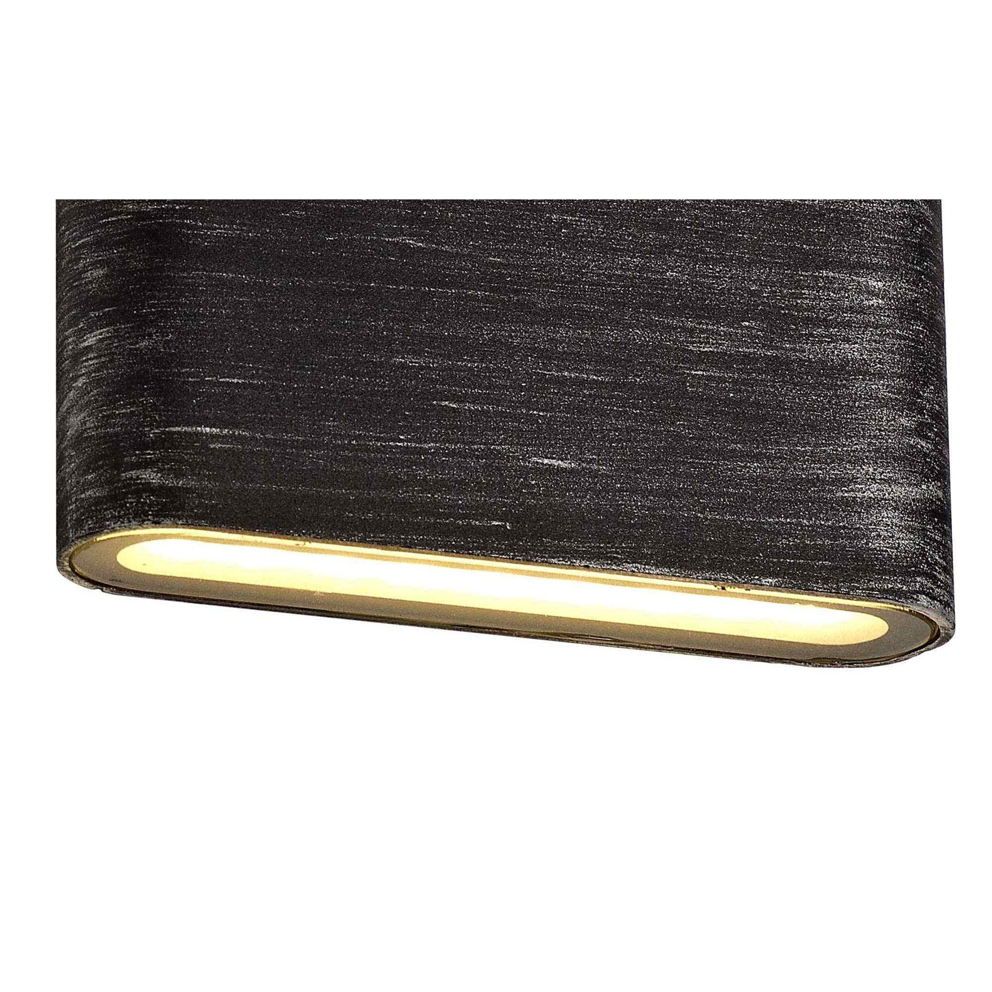 NL72159 Libby Outdoor Up and Downward  Lighting Wall Lamp LED Black/Silver