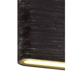 NL72159 Libby Outdoor Up and Downward  Lighting Wall Lamp LED Black/Silver