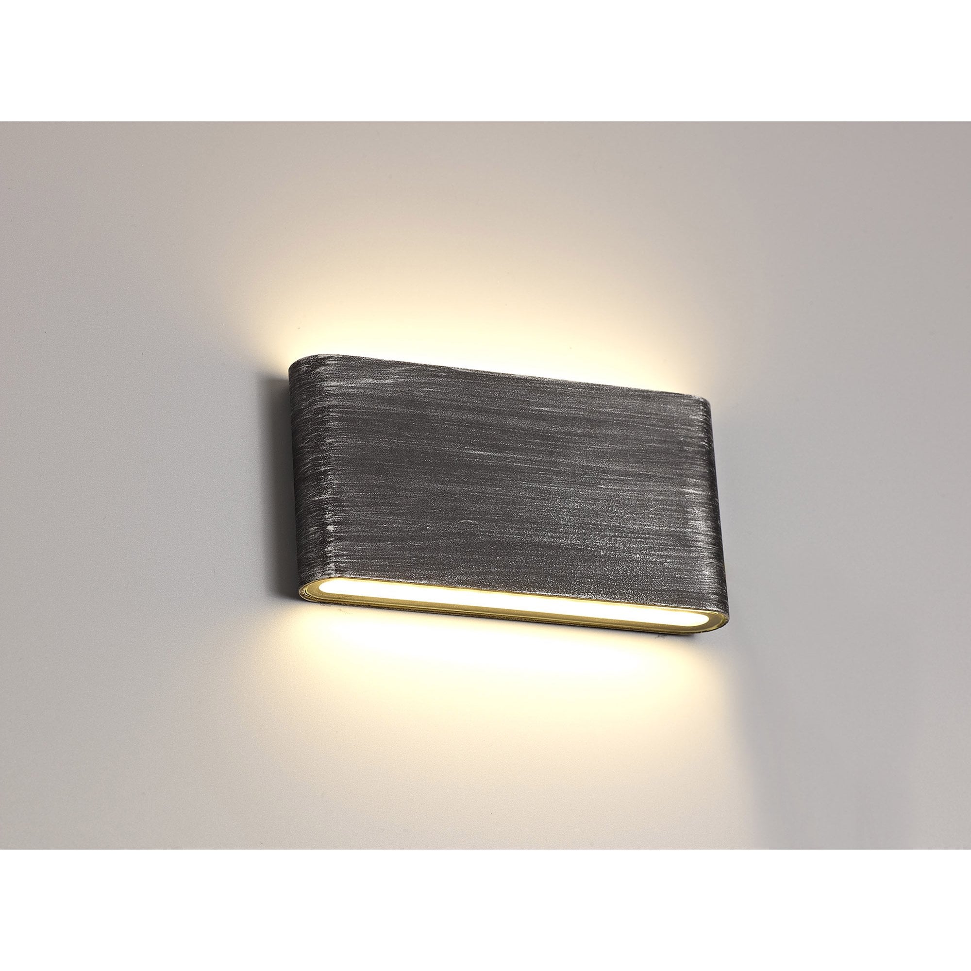 NL72189 Libby Outdoor Up and Downward  Lighting Wall Lamp LED Black/Silver