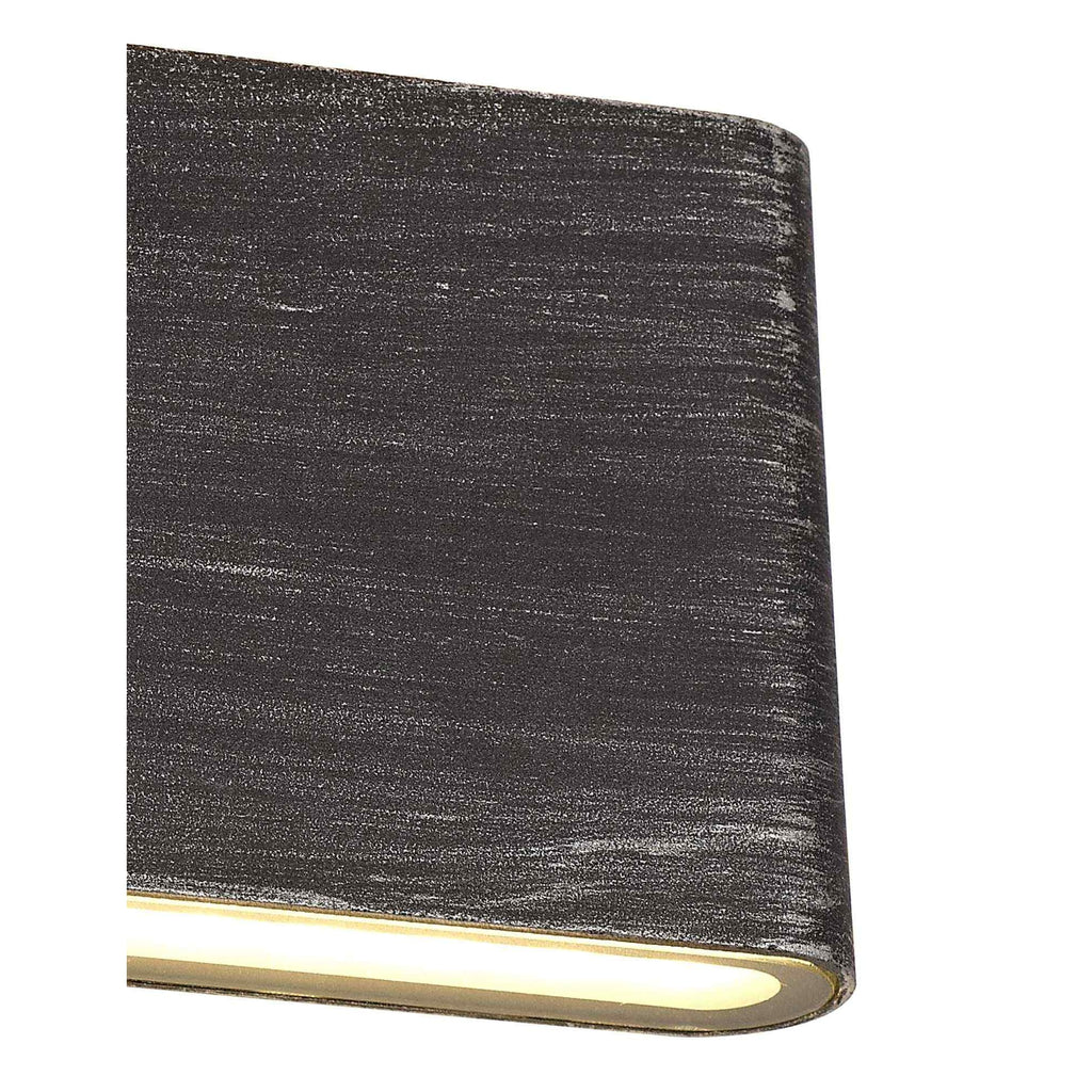 NL72189 Libby Outdoor Up and Downward  Lighting Wall Lamp LED Black/Silver