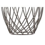 NL71369 Linus Curved Cylinder Pendant 1 Light Polished Nickel