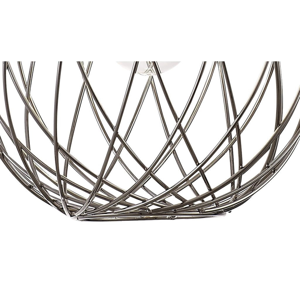 NL71379 Linus Sphere Pendant 1 Light Polished Nickel