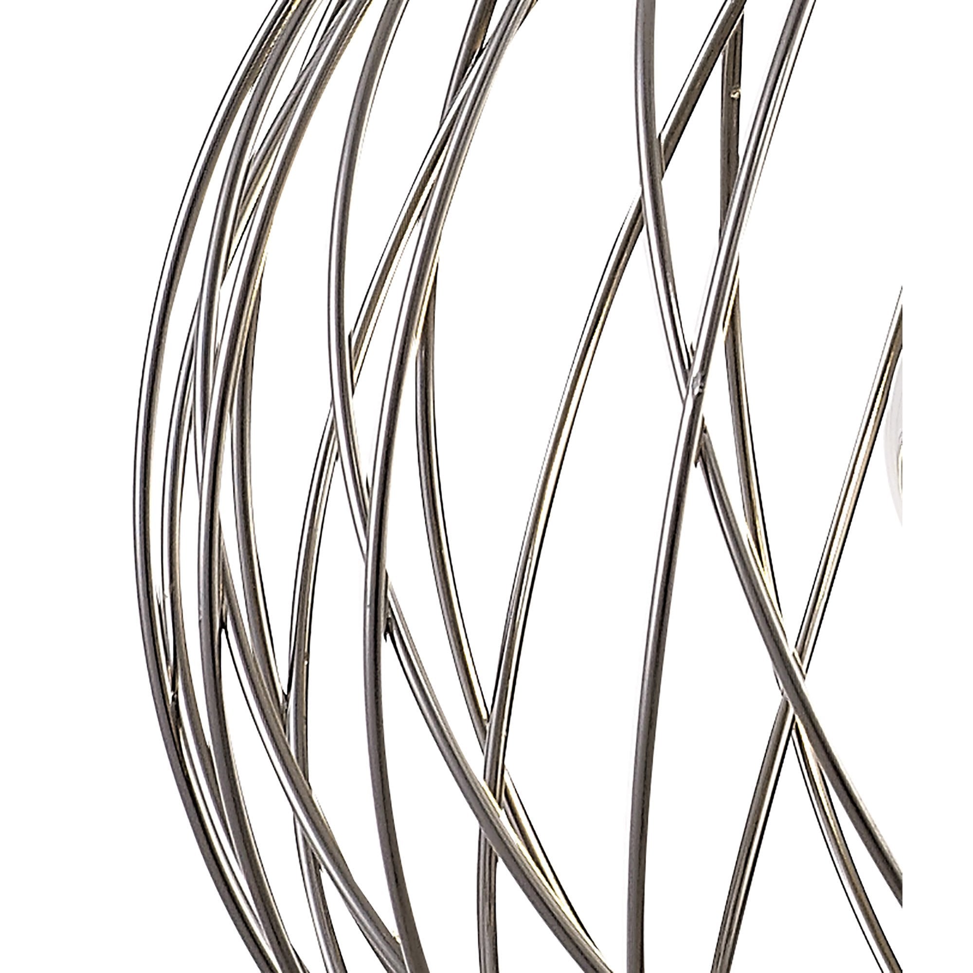NL71379 Linus Sphere Pendant 1 Light Polished Nickel