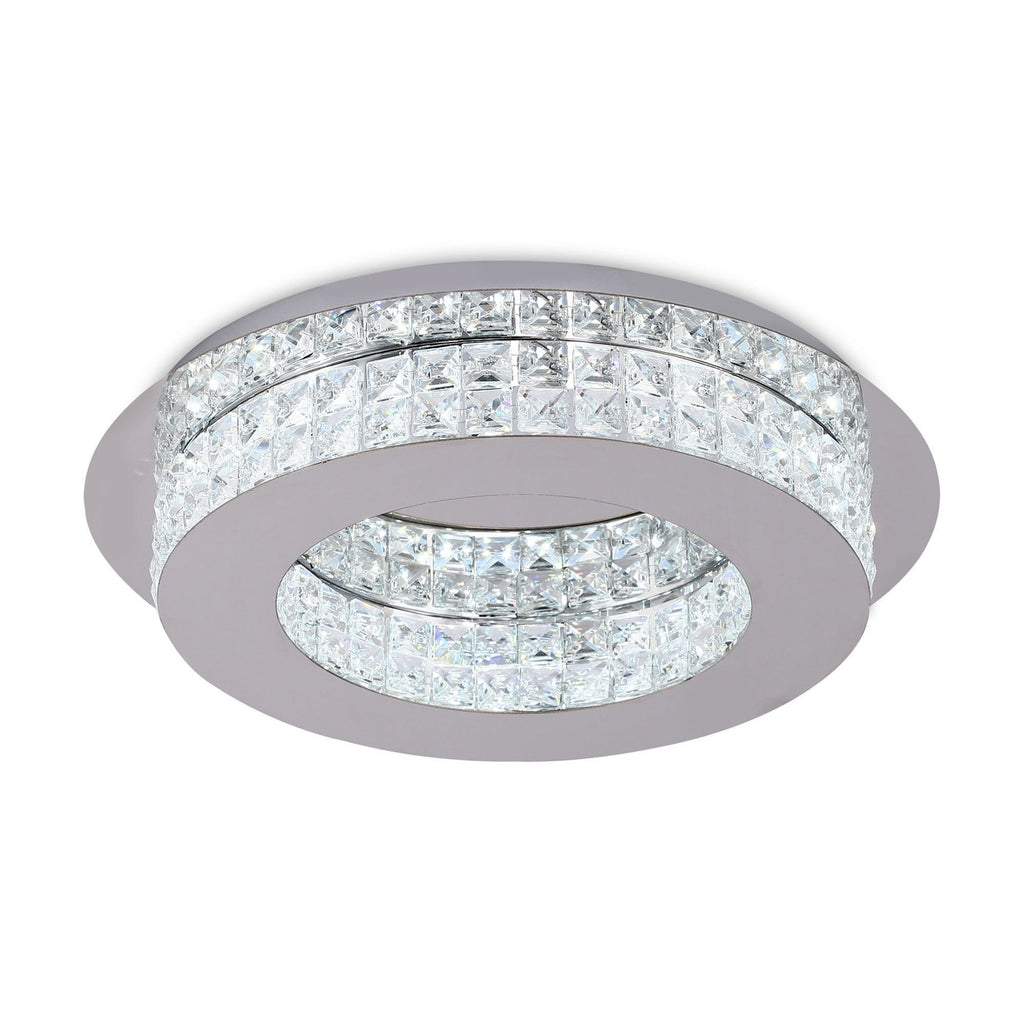 NL70469 Livia Ceiling  Light LED Polished Chrome/Crystal