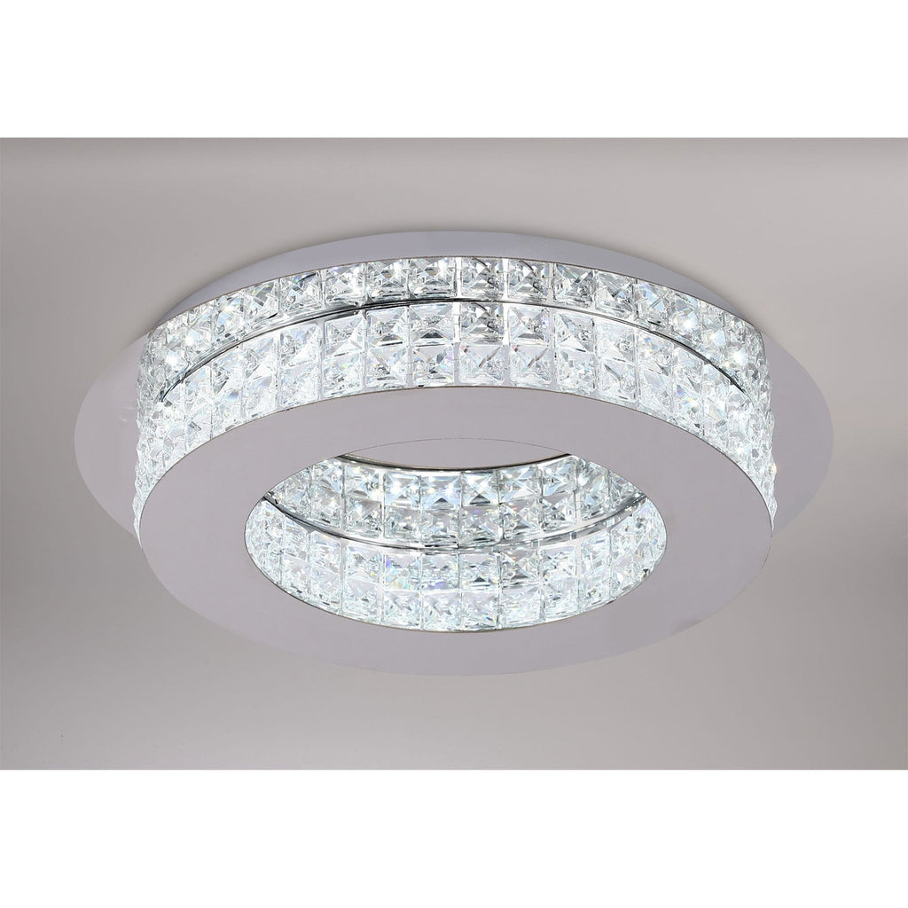 NL70469 Livia Ceiling  Light LED Polished Chrome/Crystal