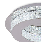 NL70469 Livia Ceiling  Light LED Polished Chrome/Crystal
