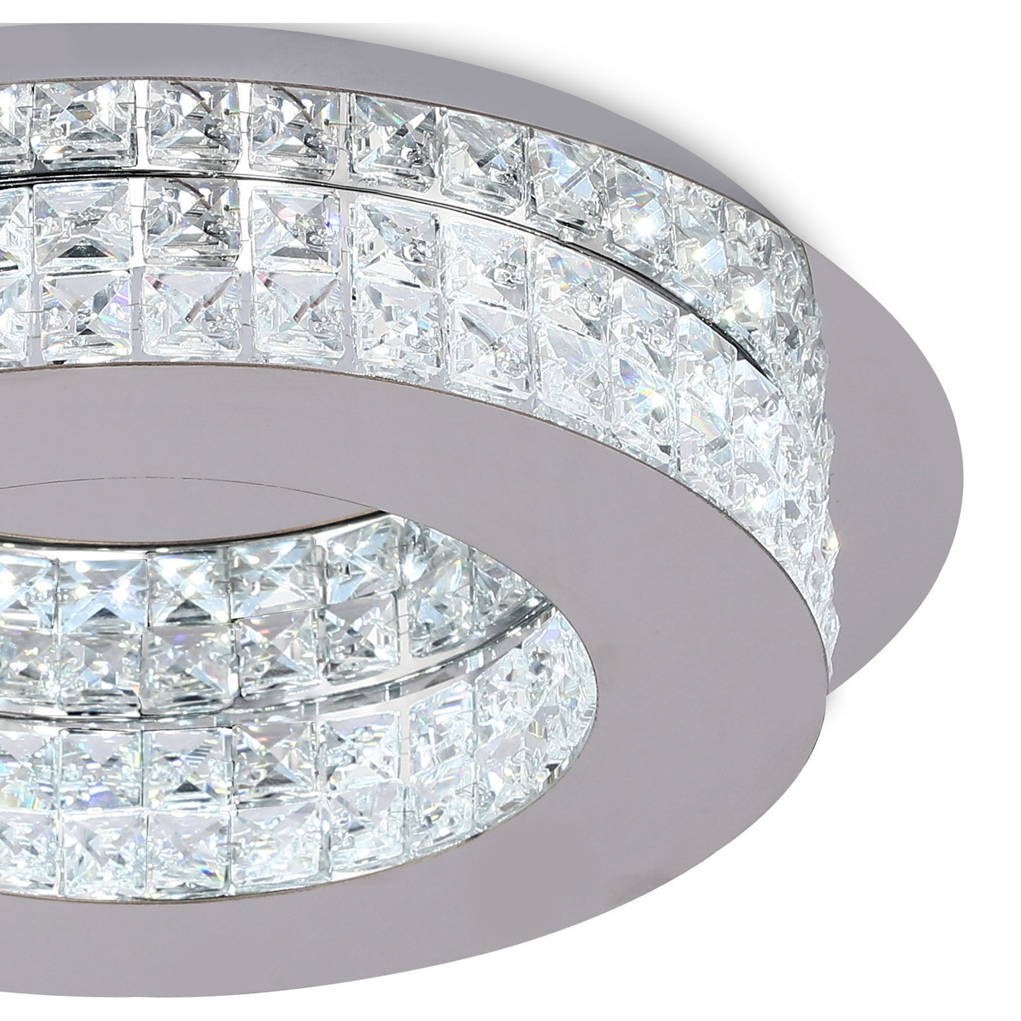 NL70469 Livia Ceiling  Light LED Polished Chrome/Crystal
