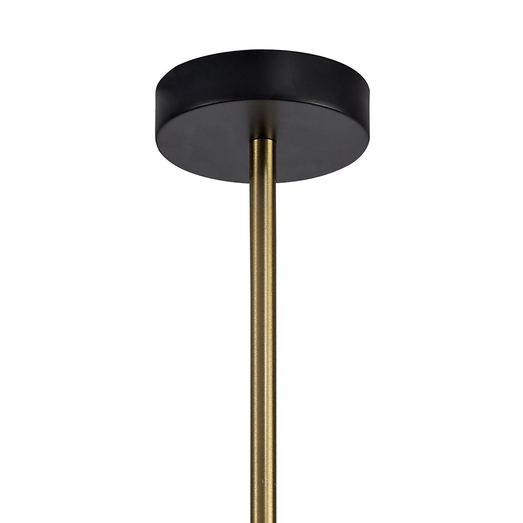 NL71019 Liza Pendant 4 Light Black/Satin Gold