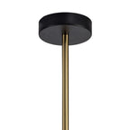 NL71019 Liza Pendant 4 Light Black/Satin Gold
