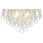 NL81319 Loopy Ceiling 4 Light Polished Chrome/Crystal