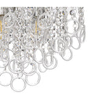 NL81319 Loopy Ceiling 4 Light Polished Chrome/Crystal