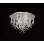 NL81319 Loopy Ceiling 4 Light Polished Chrome/Crystal