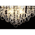 NL81319 Loopy Ceiling 4 Light Polished Chrome/Crystal