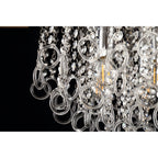 NL81319 Loopy Ceiling 4 Light Polished Chrome/Crystal