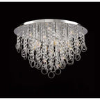 NL81329 Loopy Ceiling 6 Light Polished Chrome/Crystal