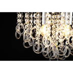 NL81329 Loopy Ceiling 6 Light Polished Chrome/Crystal