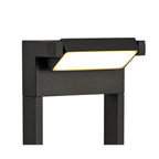 NL71859 Lucia Outdoor Short Post LED Graphite Black