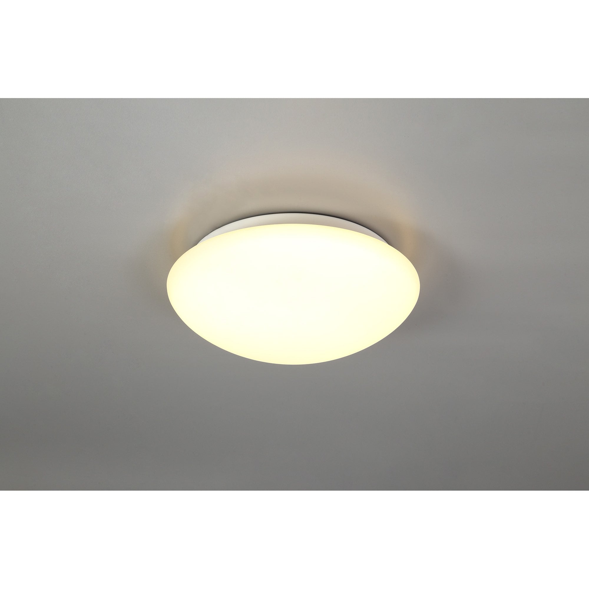NL77549 Lima Bathroom Ceiling  Light LED White/Frosted Glass