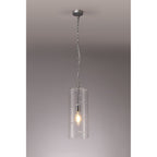 NL75689 Lucy Pendant 1 Light Polished Chrome/Clear