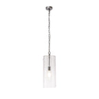 NL75689 Lucy Pendant 1 Light Polished Chrome/Clear
